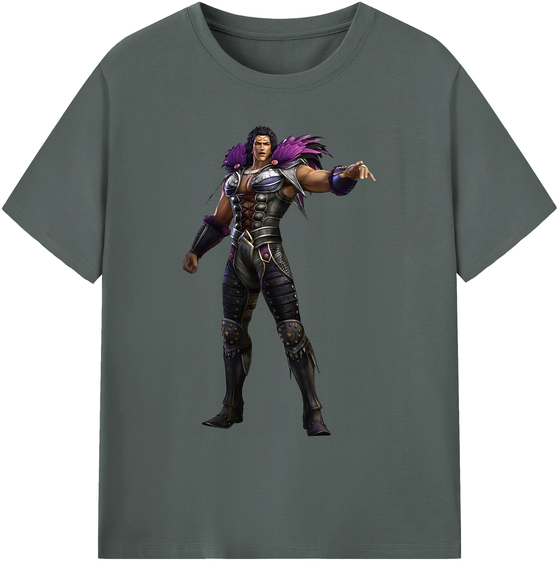 （画像用） 北斗の拳 Fist of the North Star 綿100％ メンズ半袖Tシャツ｜肌触りやわらか＆通気性